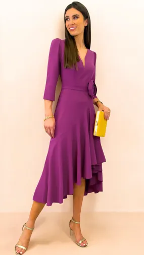 A1881 Rosita Pink Rosette Flare Dress