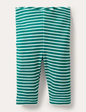 Baby Leggings-Sardinia Green/Ivory
