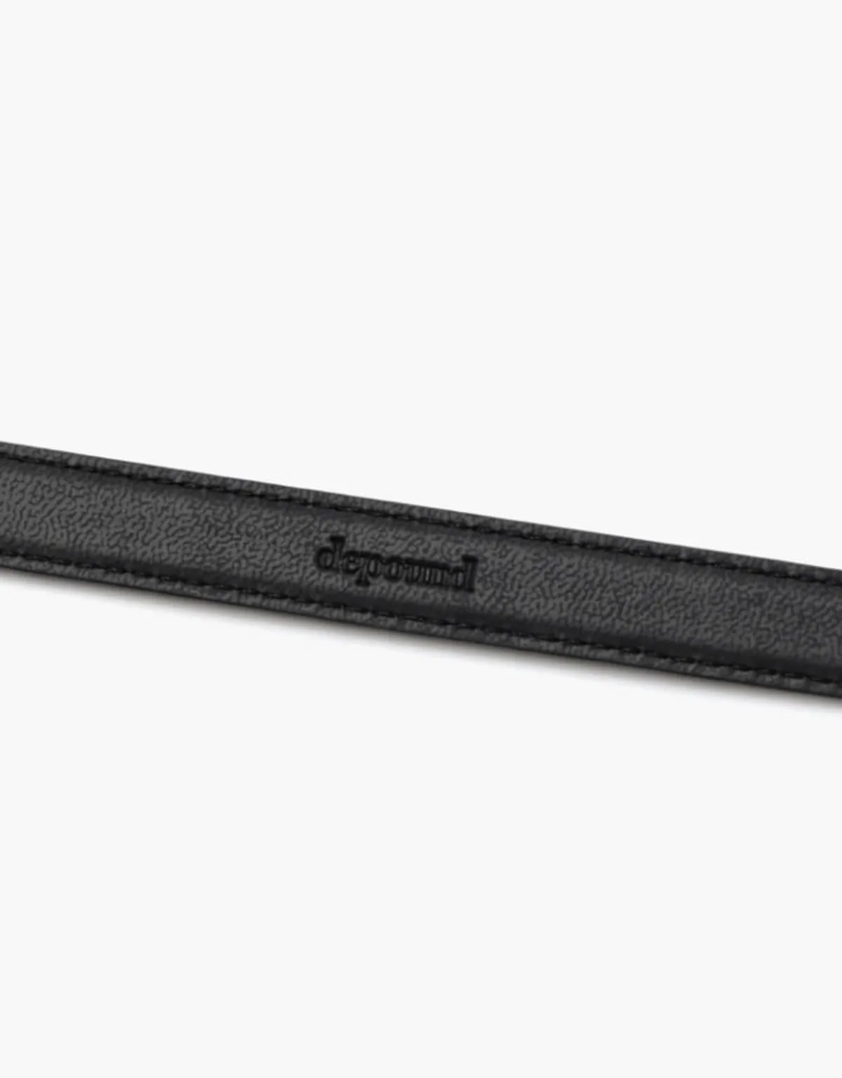 Basic Leather Belt In Black