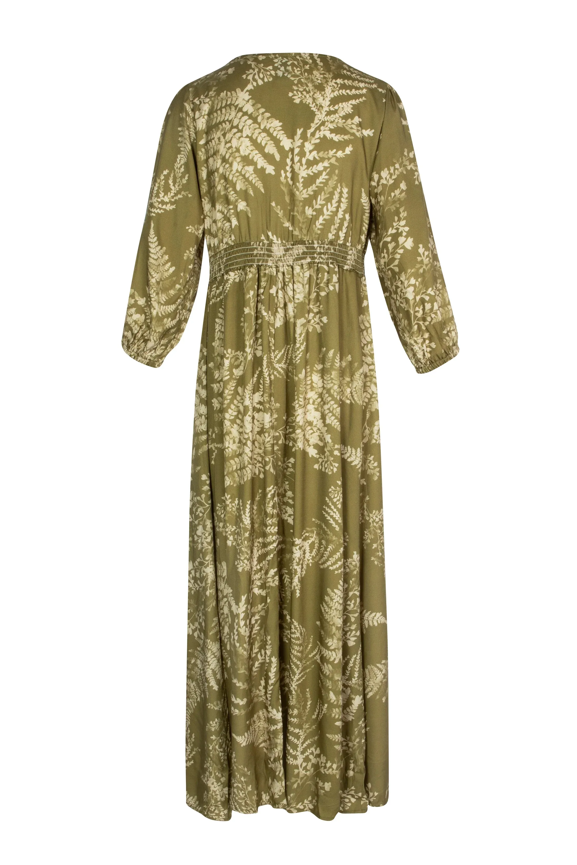 Cassis dress | dappled olive