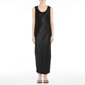 Crinkle-look dress
