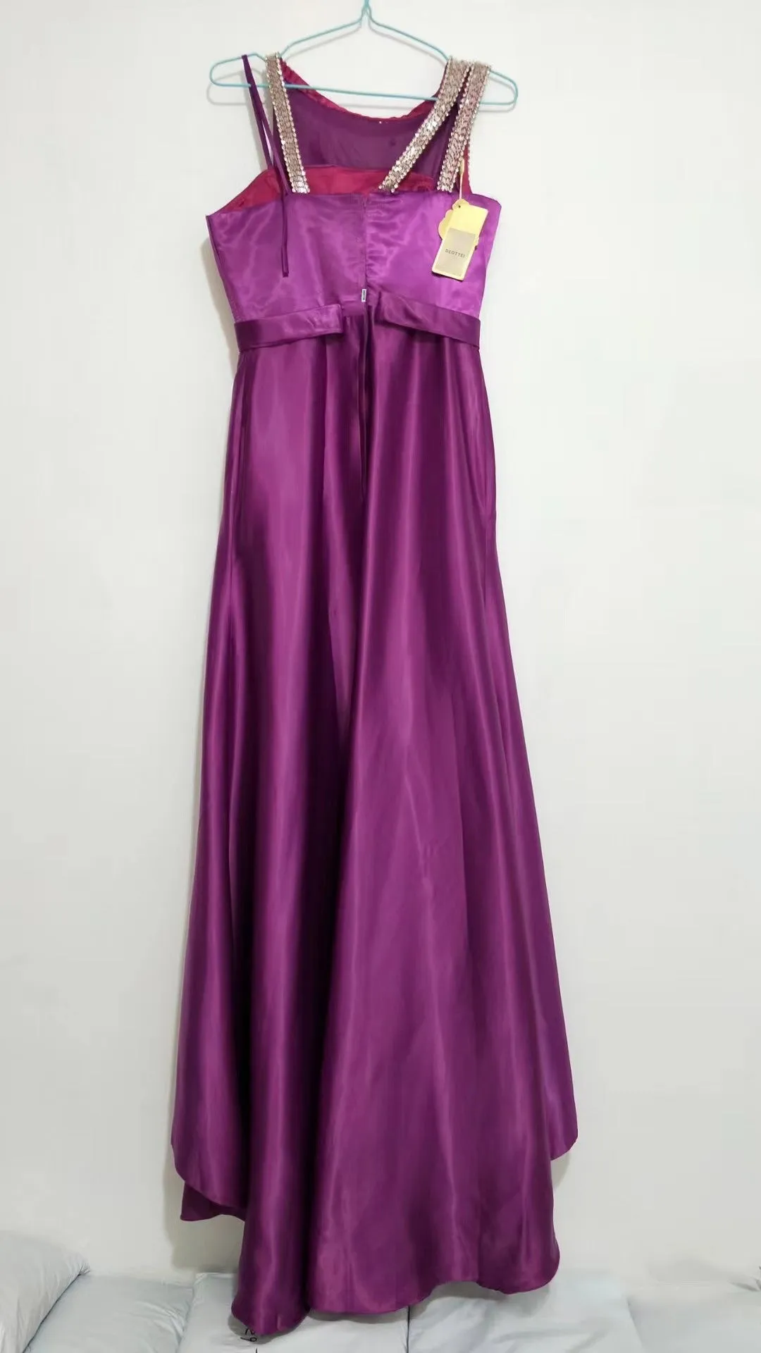 DEOTTEI Bridesmaid dresses, sleeveless slim dress