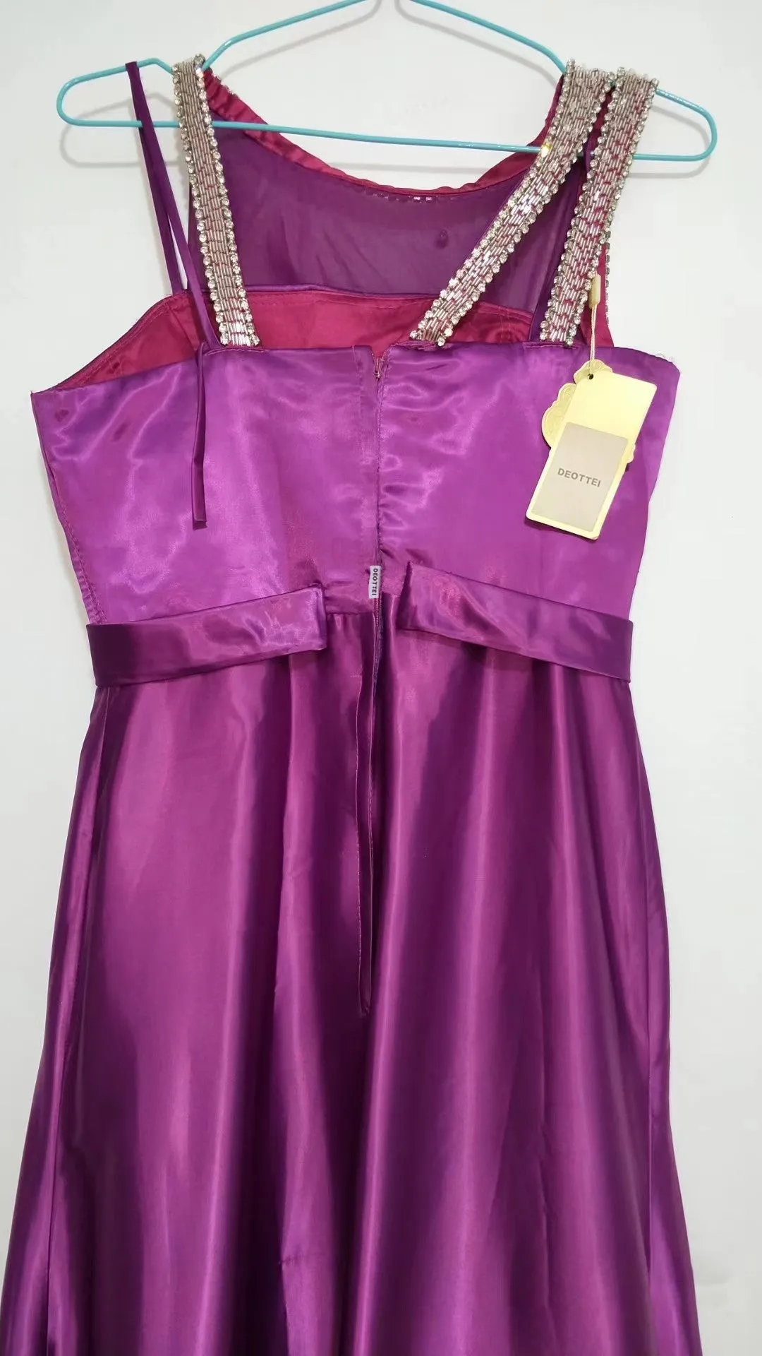 DEOTTEI Bridesmaid dresses, sleeveless slim dress