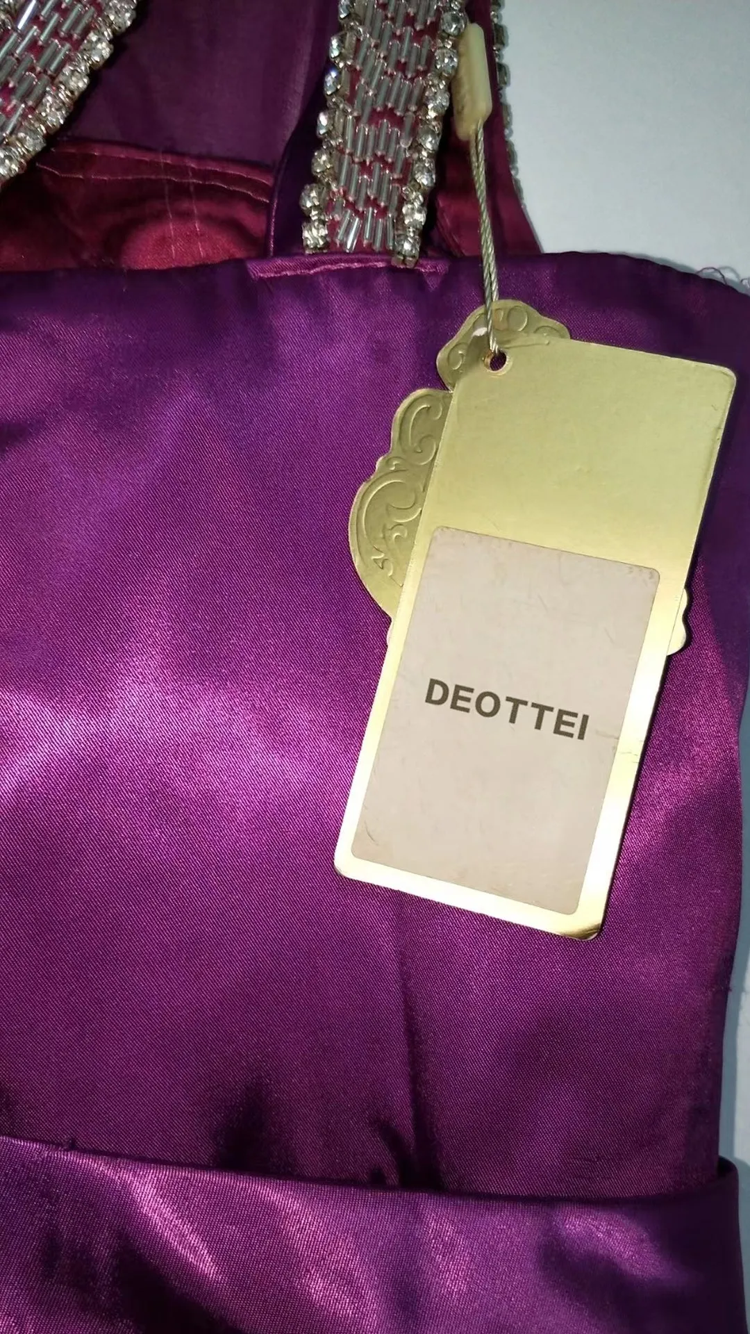 DEOTTEI Bridesmaid dresses, sleeveless slim dress