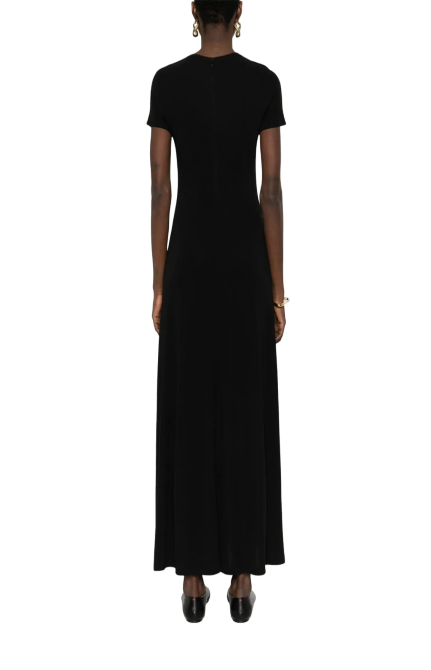 Fluid jersey maxi dress