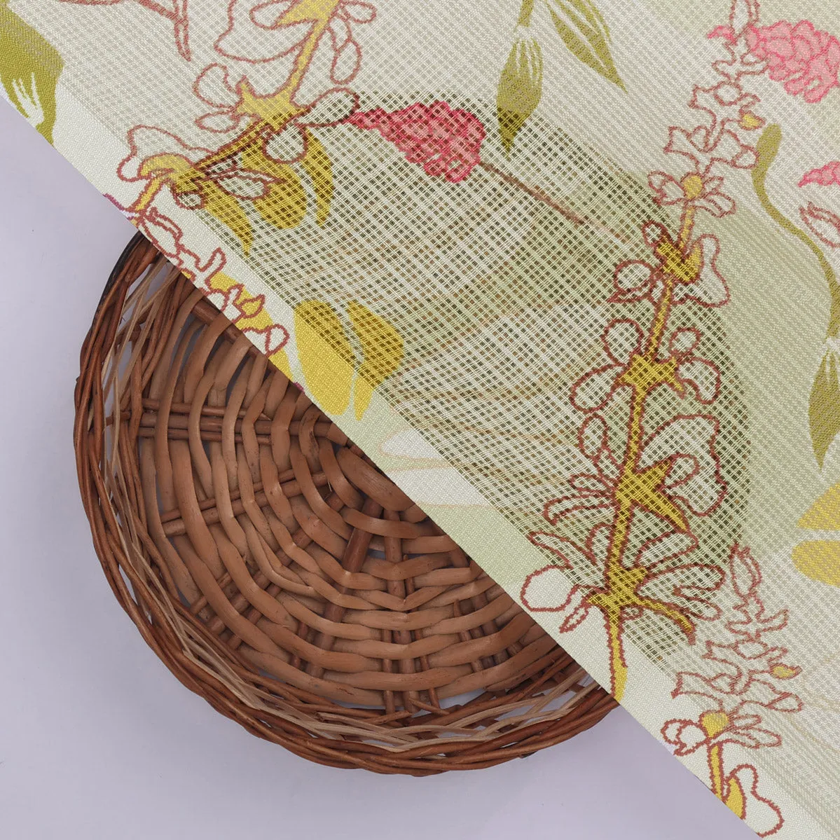 Gorgeous Decorative Kota Doria Digital Printed Fabric Material