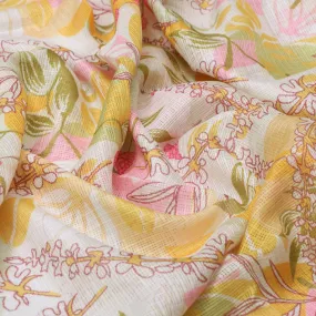 Gorgeous Decorative Kota Doria Digital Printed Fabric Material