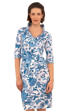 Gretchen Scott | Jersey Ruffle Neck Dress | Women's