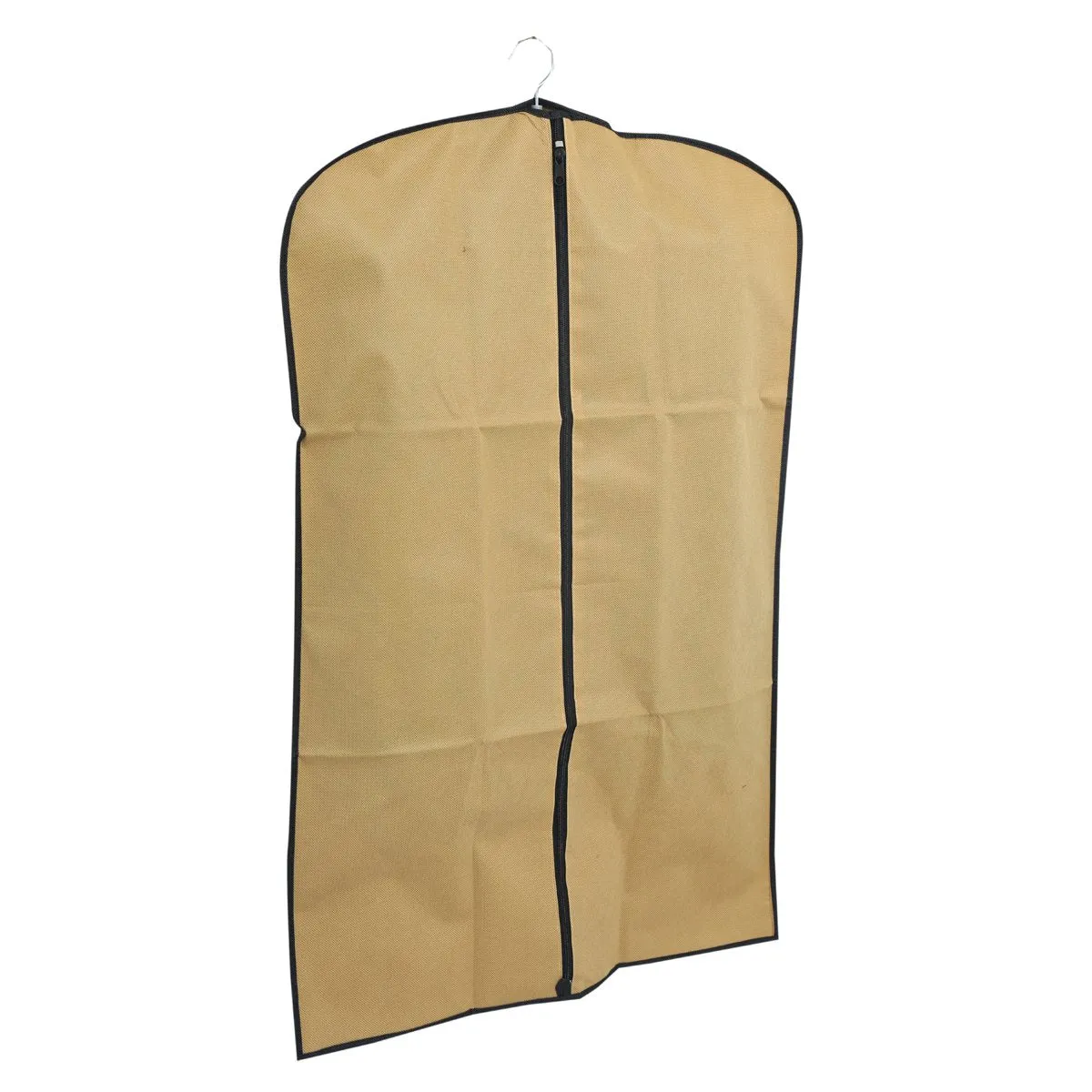 Kuber Industries 2 Piece Non Woven Hanging Blazer Cover, Black