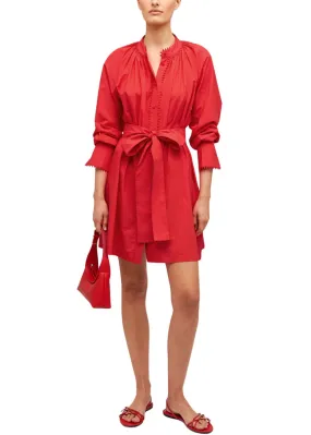 Lace Detail Smock Dress