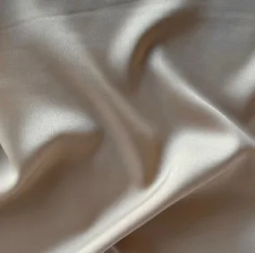 Light Camel Stretch Polyester Duchess Satin (Made in Korea)