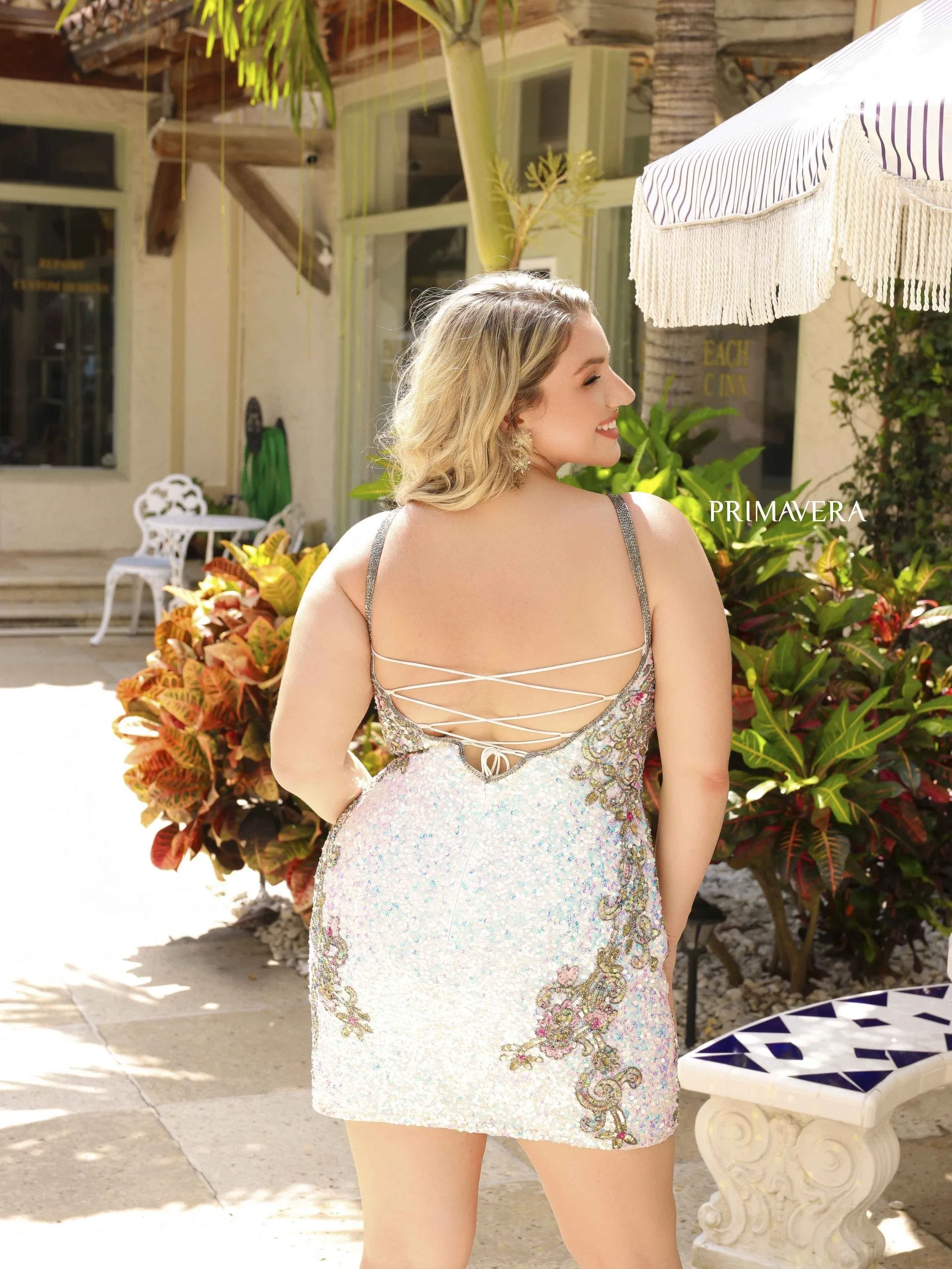 Matias | Embellished Homecoming Dress | Curvy by Primavera 14029