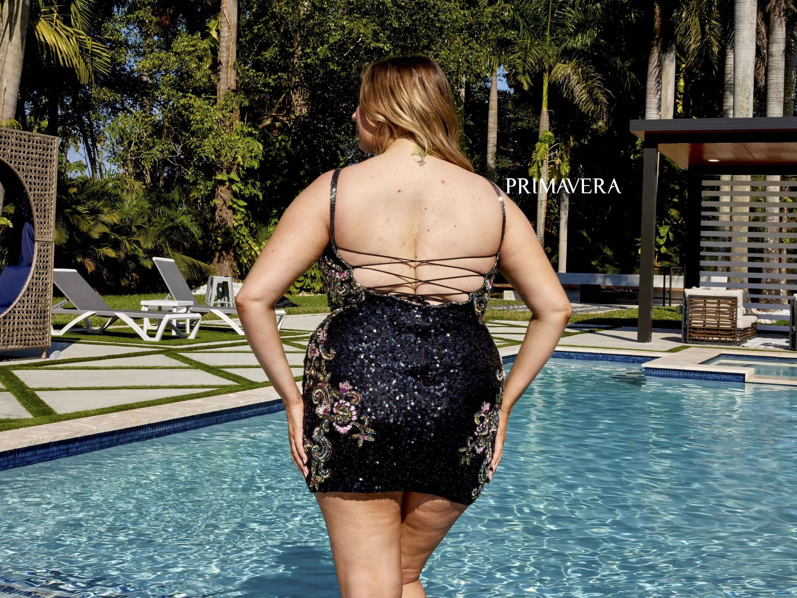 Matias | Embellished Homecoming Dress | Curvy by Primavera 14029