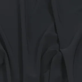Mid-Weight Poly Black Twill 370
