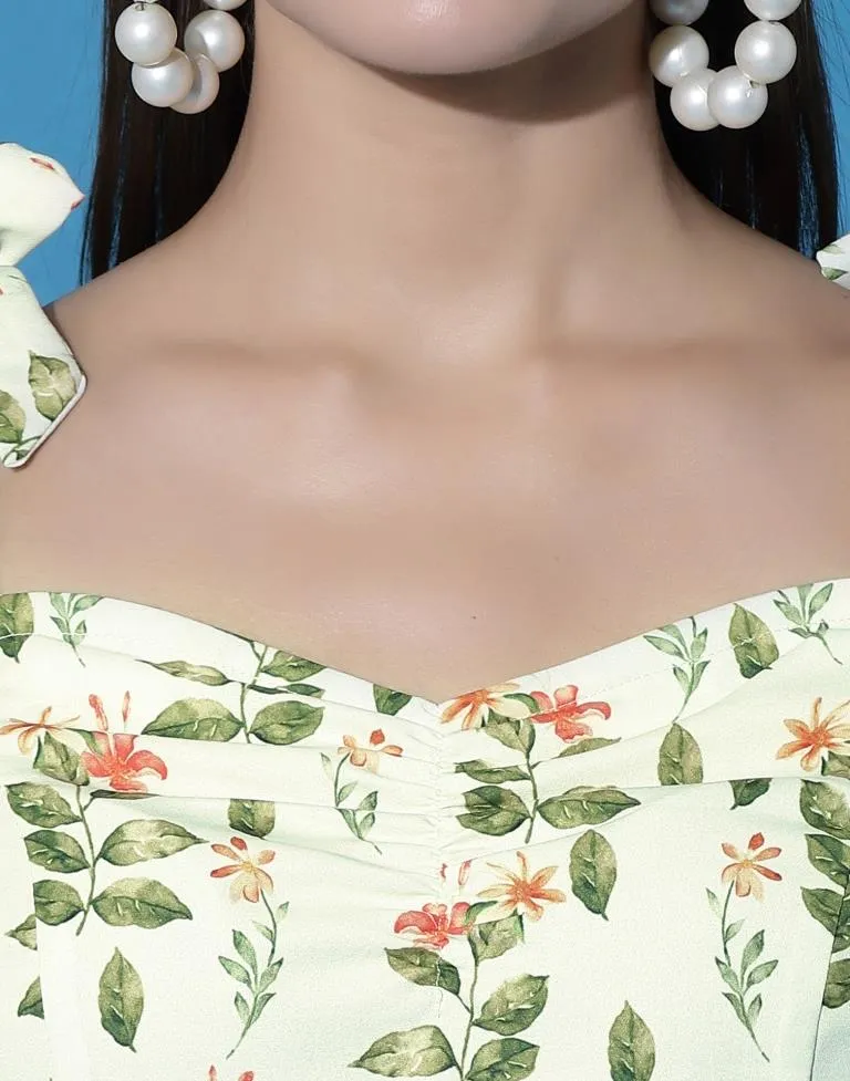 Off White Knot A-Line Dress