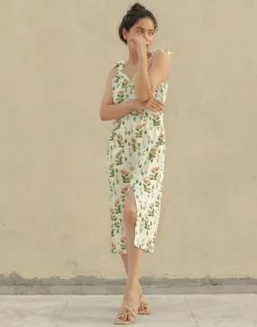 Off White Knot A-Line Dress