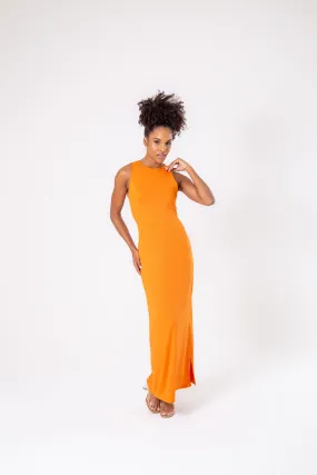 Orange Maxi Dress
