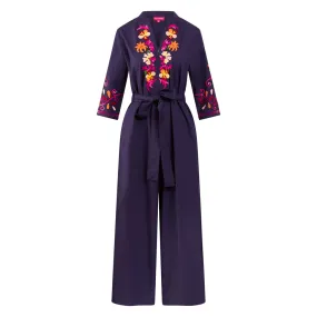 Pre Order Bird Playsuit - Navy