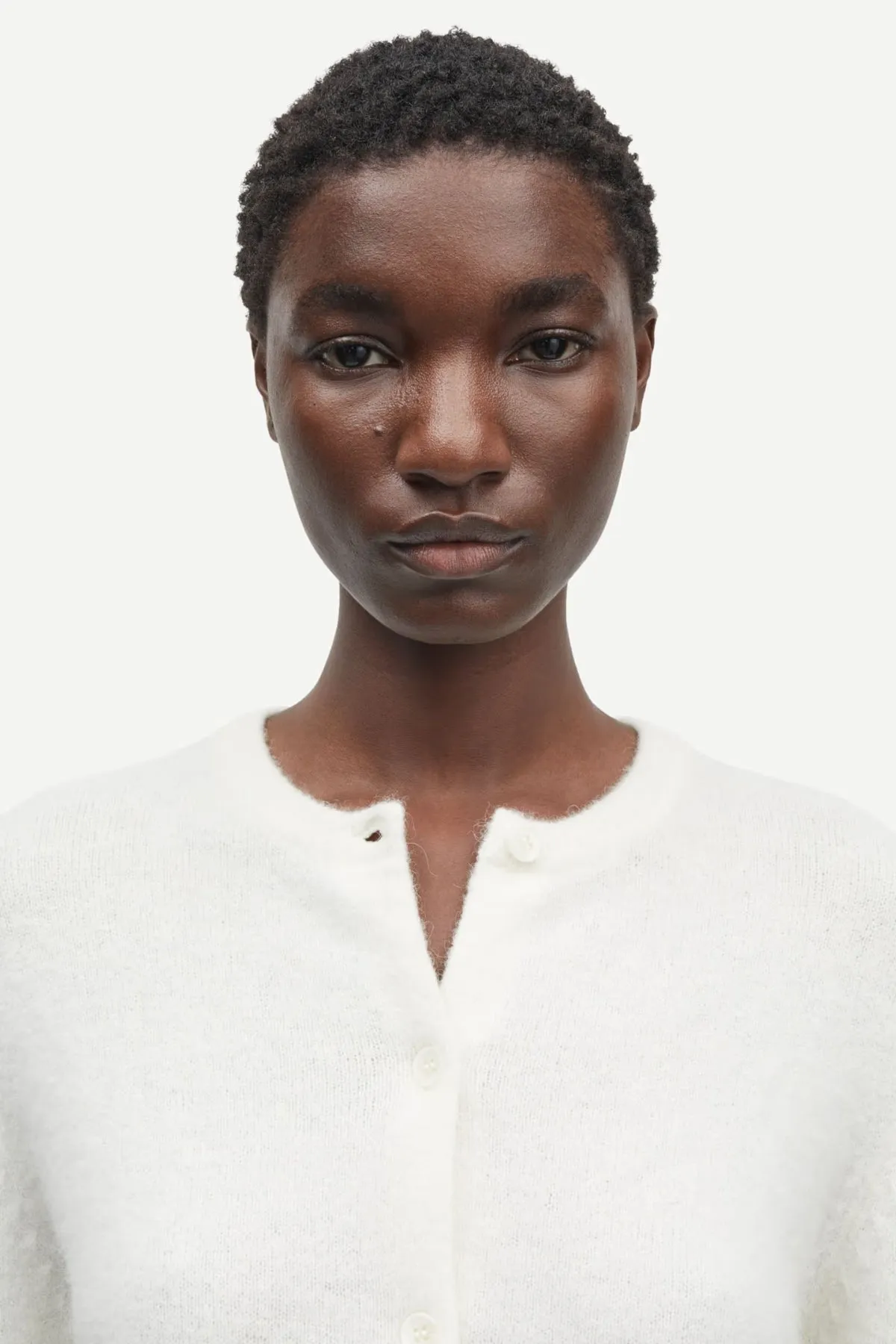 Samsøe Samsøe Nor Cardigan - Clear Cream