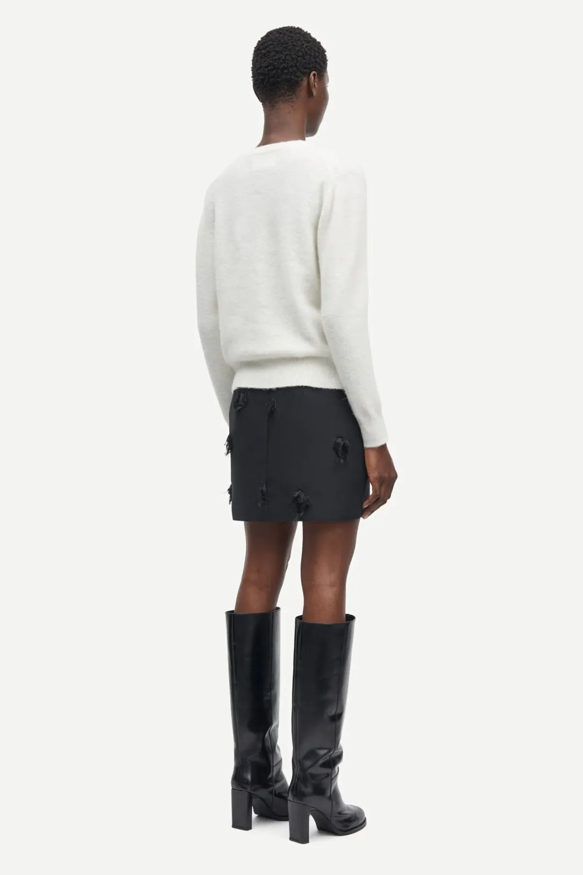 Samsøe Samsøe Nor Cardigan - Clear Cream