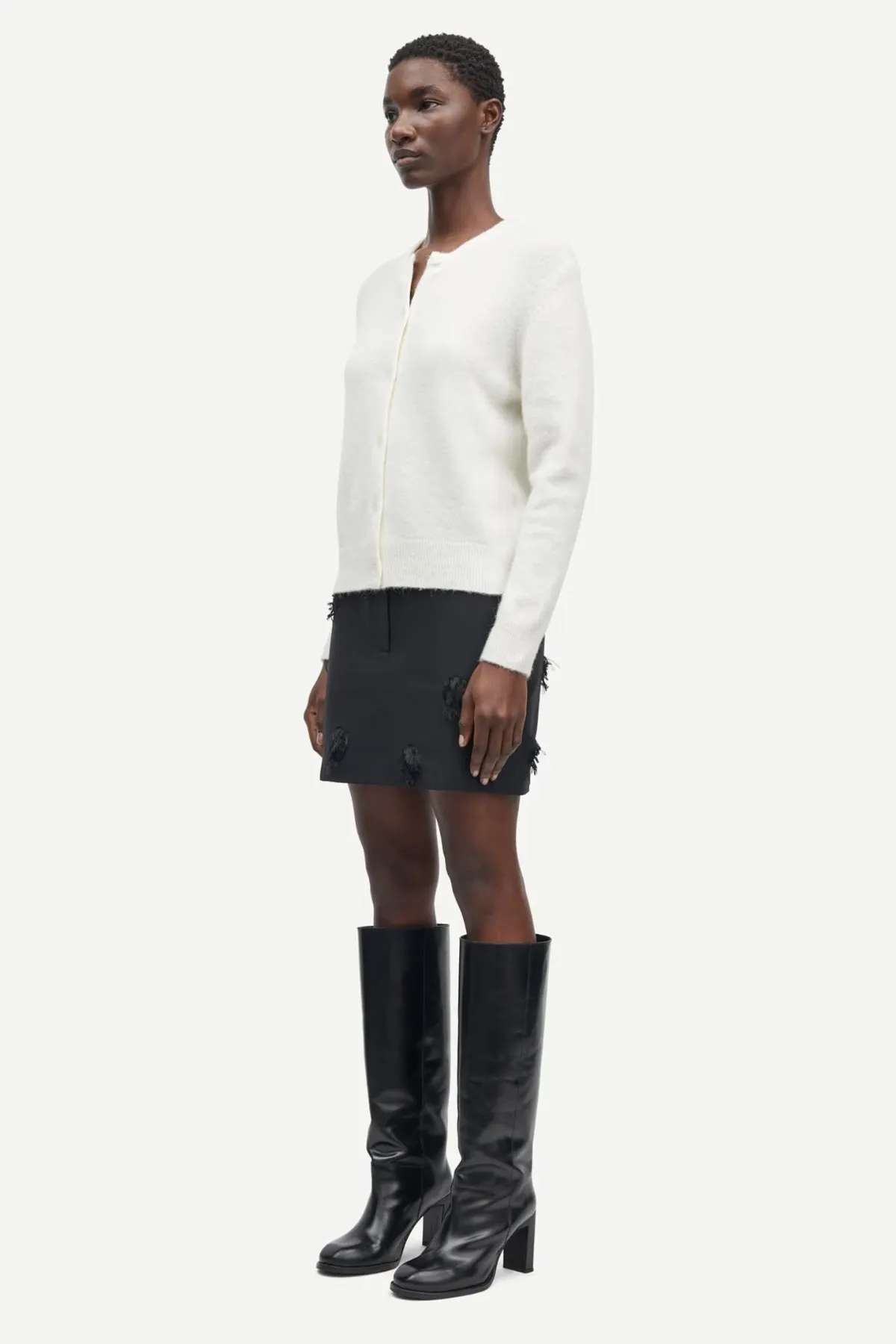 Samsøe Samsøe Nor Cardigan - Clear Cream