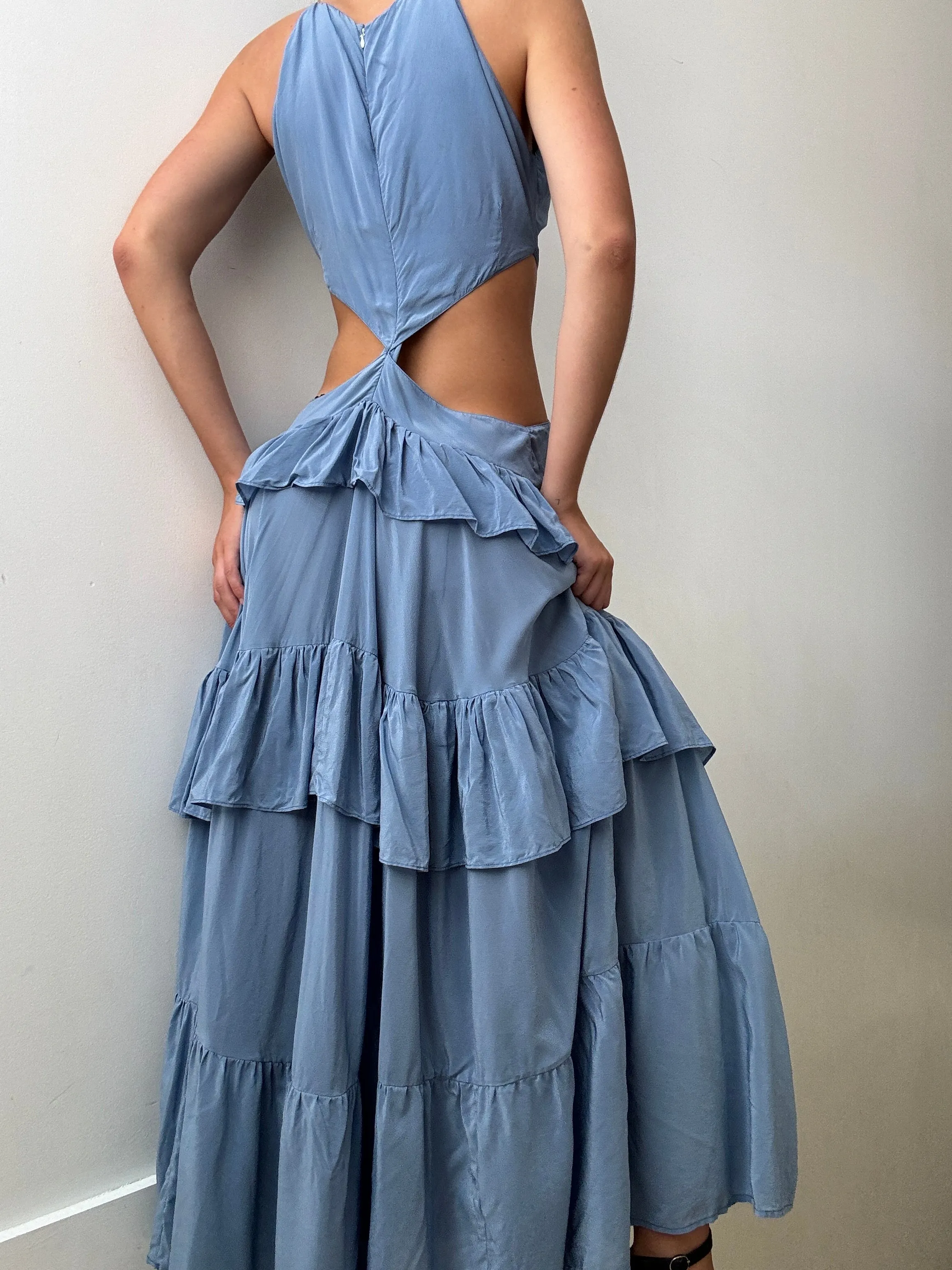 Silk Lily Maxi Dress