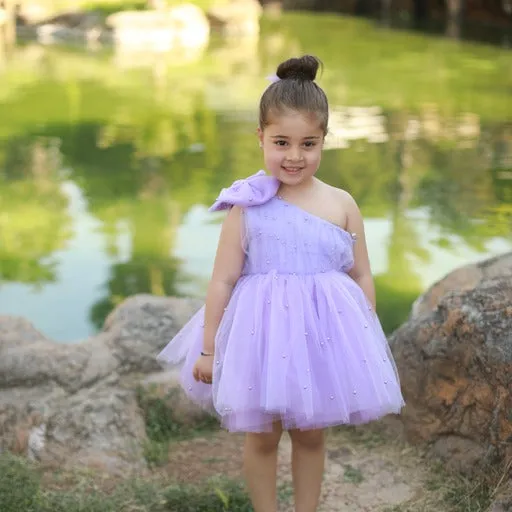 Stella pearl dress lilac