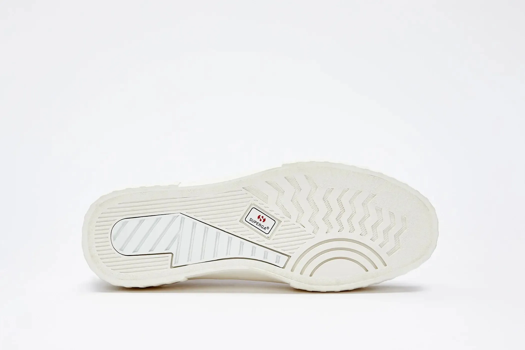 Superga 2631 Stripe Platform - White Avorio