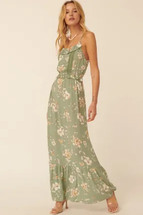 The Helena Pleated Maxi Dress