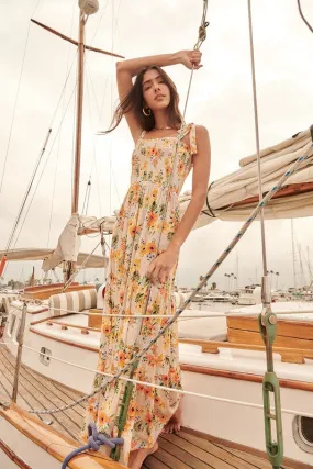 The Madelyn Floral Smocked Maxi Dress