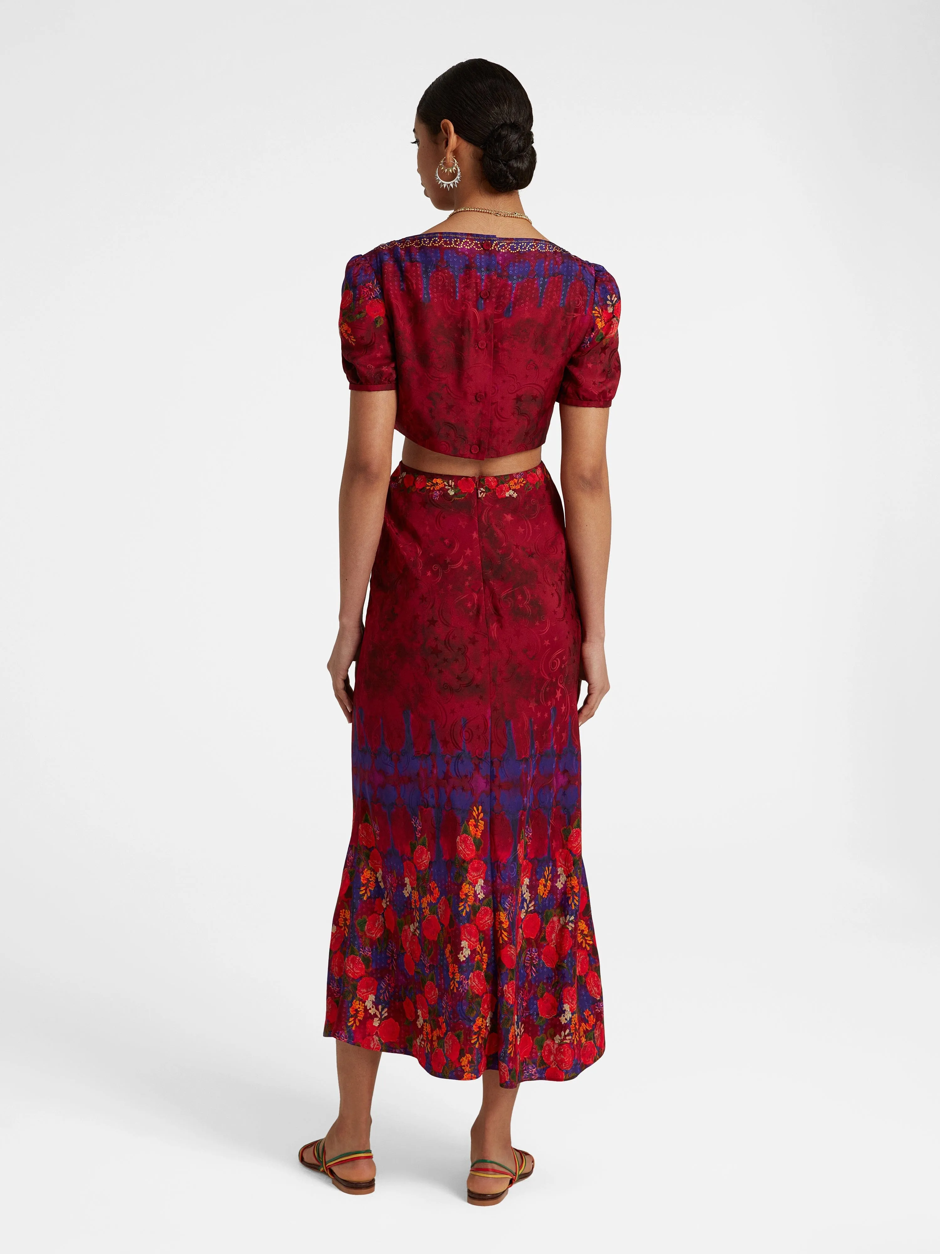 Venyx Lula Dress in Sunset Mala