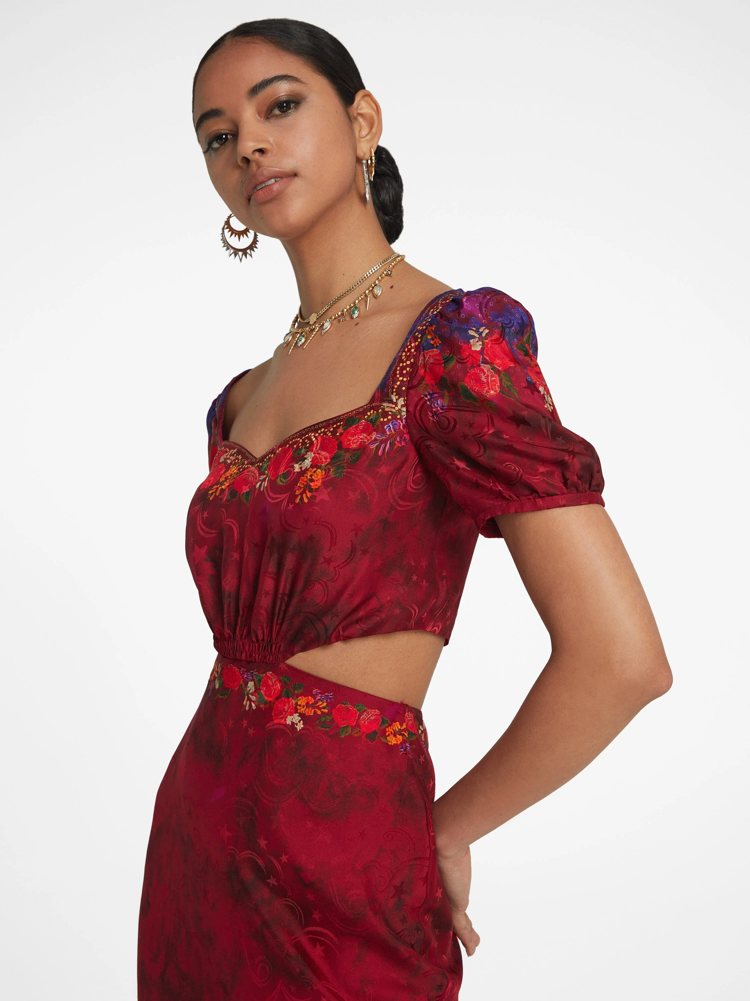 Venyx Lula Dress in Sunset Mala