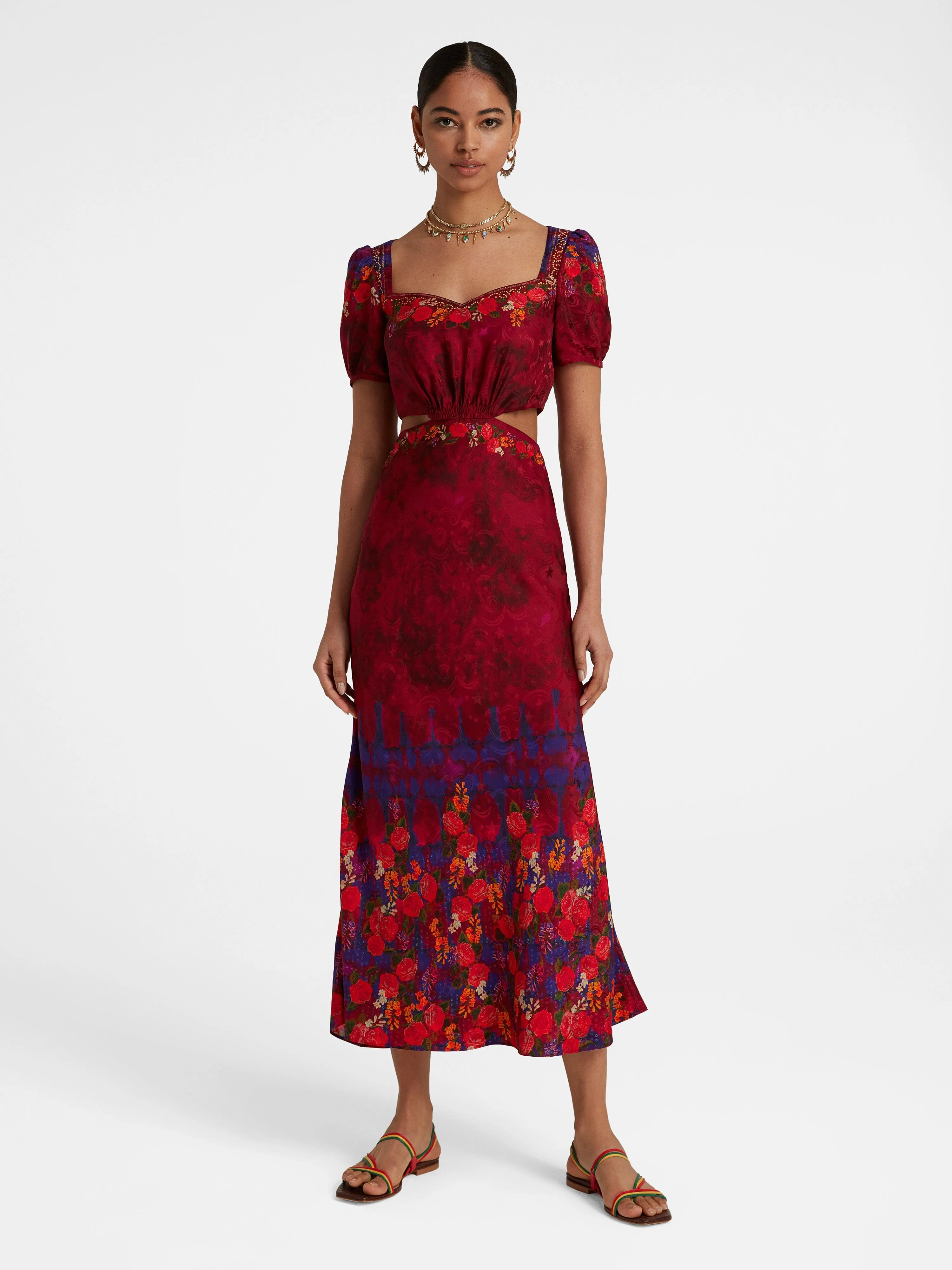 Venyx Lula Dress in Sunset Mala