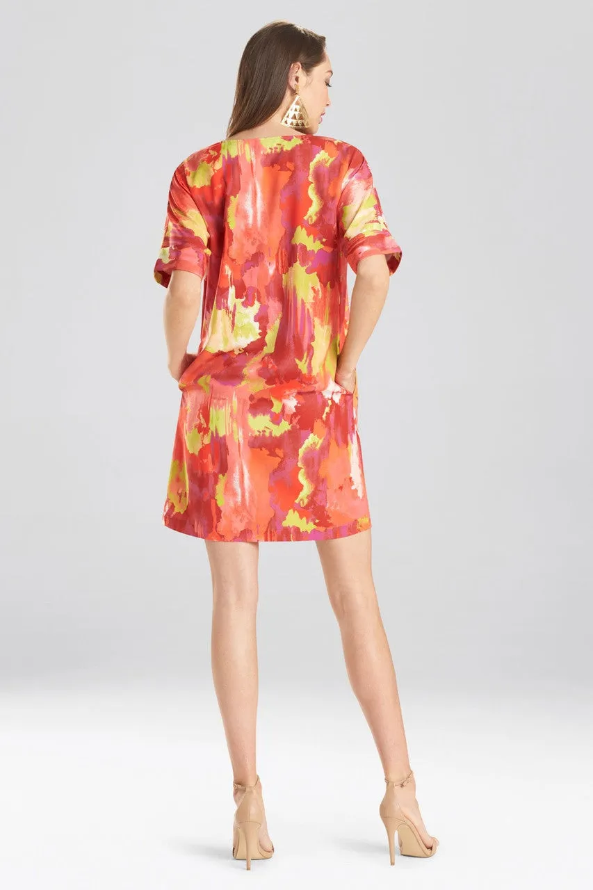 Watercolor T-Shirt Dress