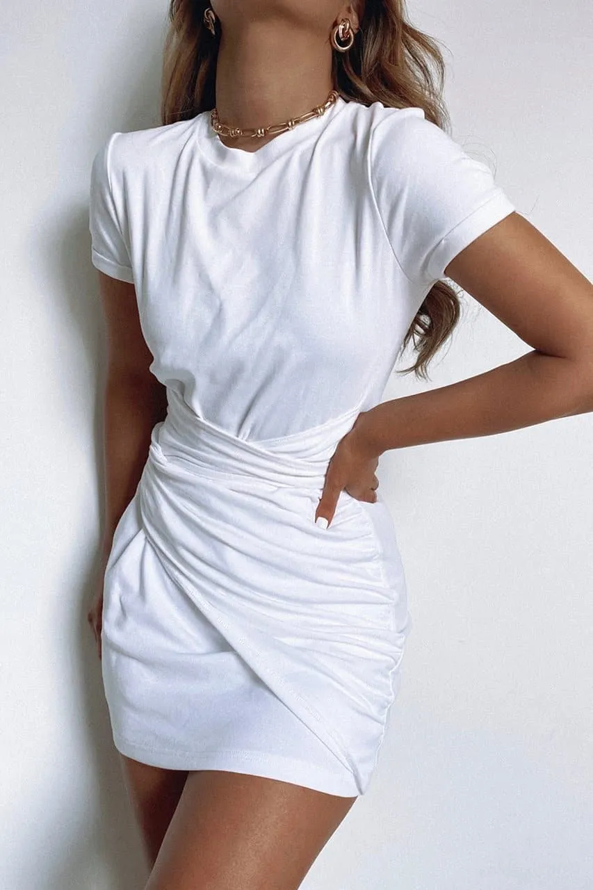Winnie Shirt Dress - White