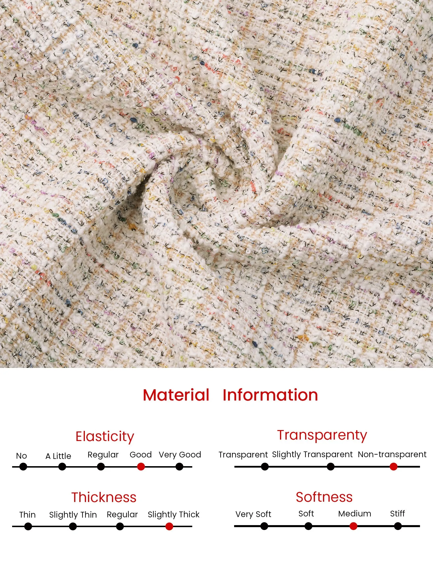 Women's Sleeveless Tweed Dress V Neck Button Decor Work Office Pencil Dresses