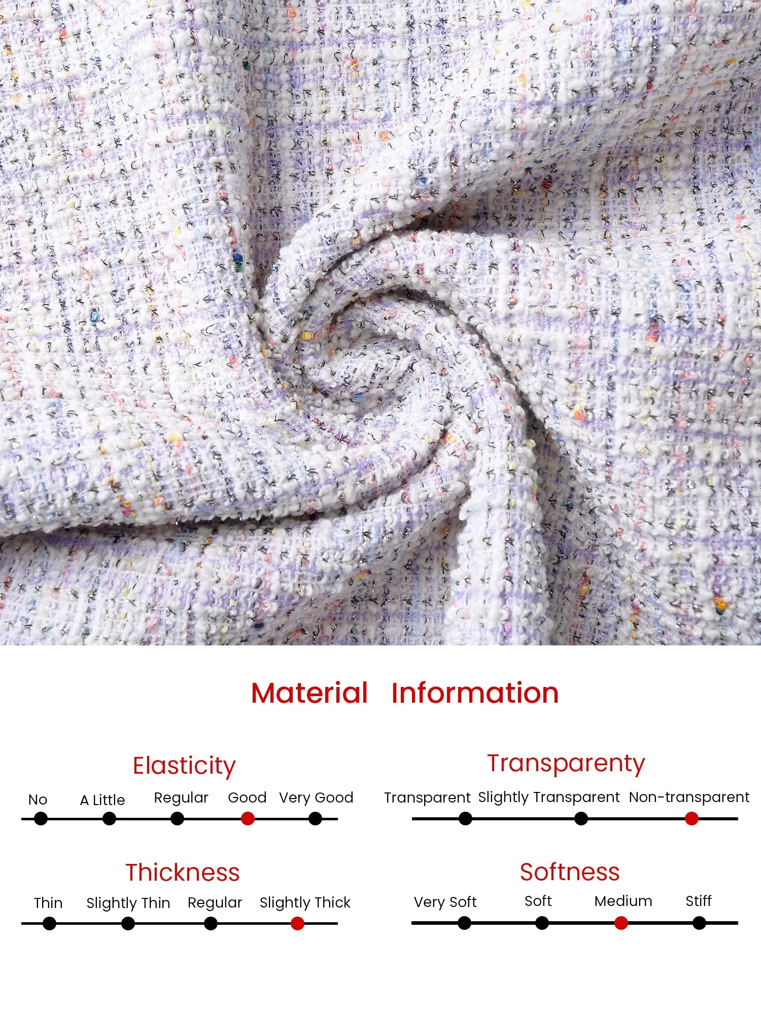Women's Tweed Button Decor Short Sleeve Elegant Work Sheath Dress